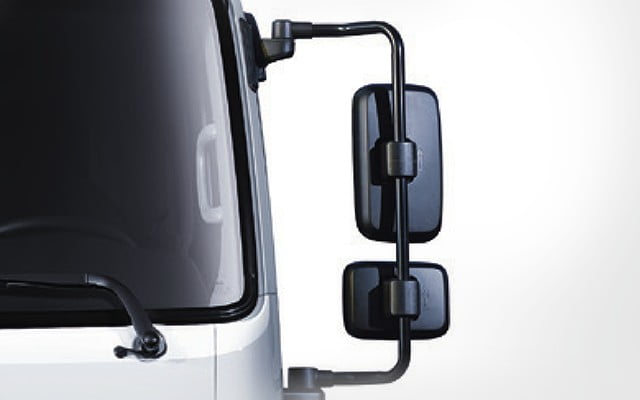 Wider rear view mirrors