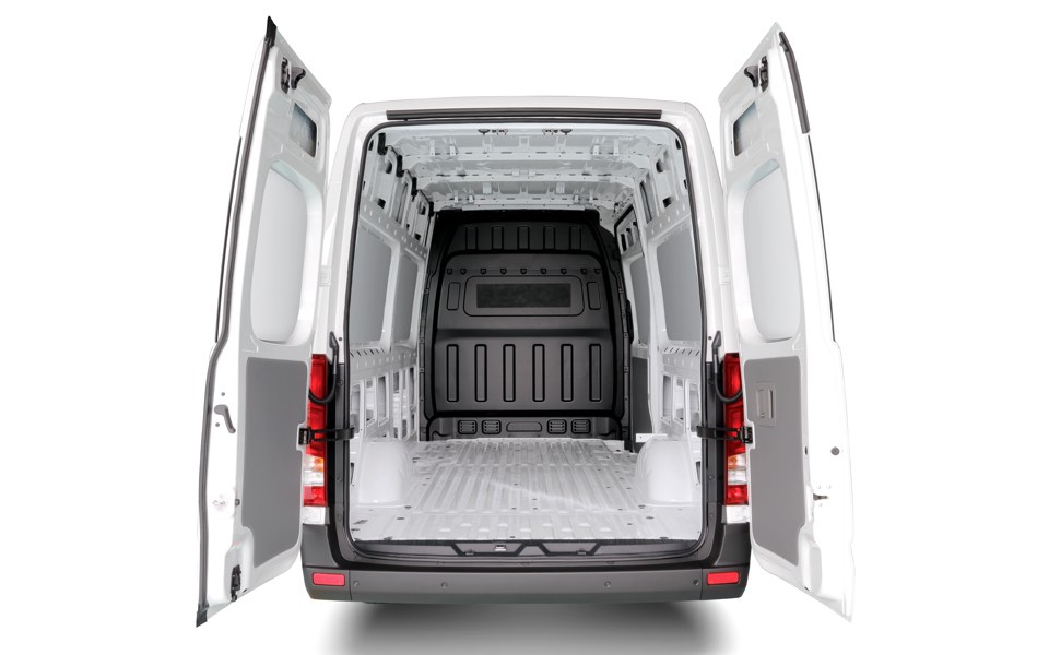 270-degree opening rear doors