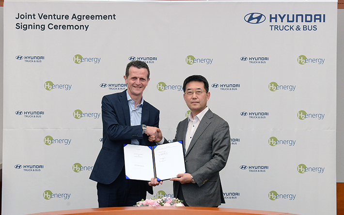 Hyundai Motor and H2 Energy Sign Joint Venture Contract to Spearhead Hydrogen Mobility in Europe