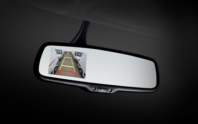 Electronic chromic mirror (ECM) with rear camera display (RCD) system