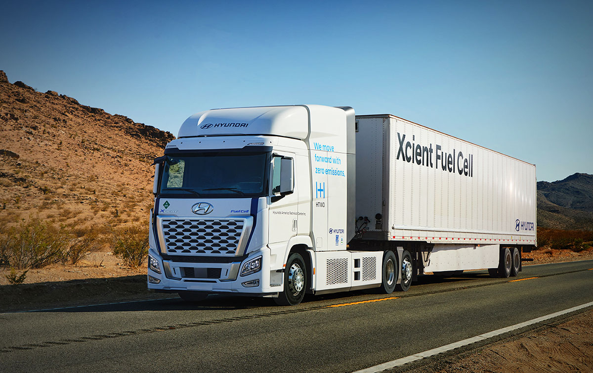 Hyundai Motor Puts XCIENT Fuel Cell Electric Trucks into  Commercial Fleet Operation in California