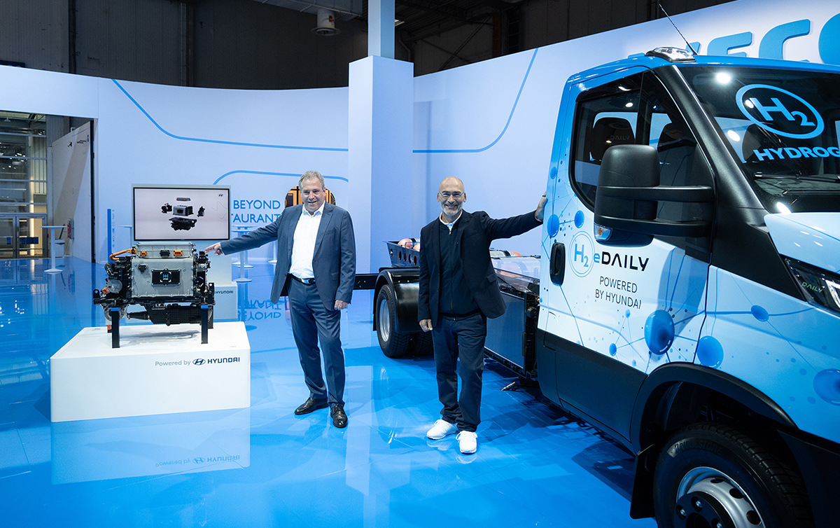 Hyundai and IVECO present the first fuel cell large van at IAA in Hannover as their partnership develops