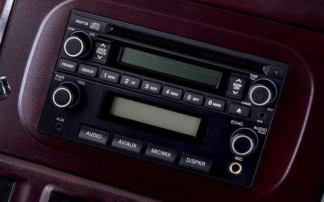 M600B high-quality audio system (Opt.)